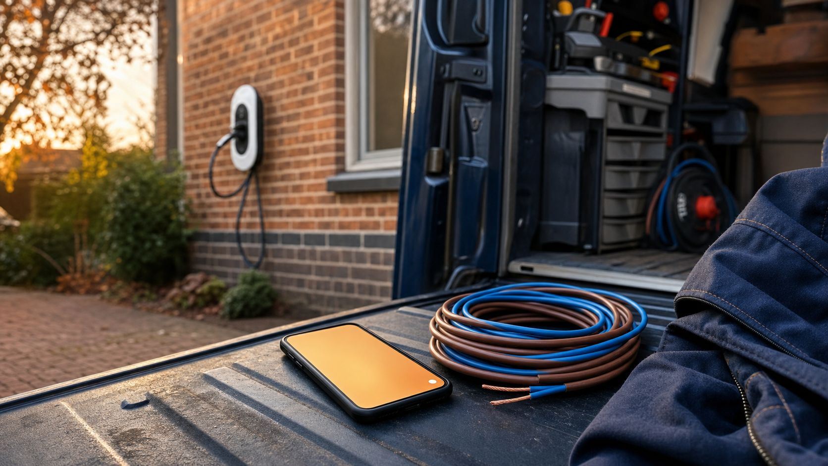 Cross-sell mailflow voor elektriciens na een installatie